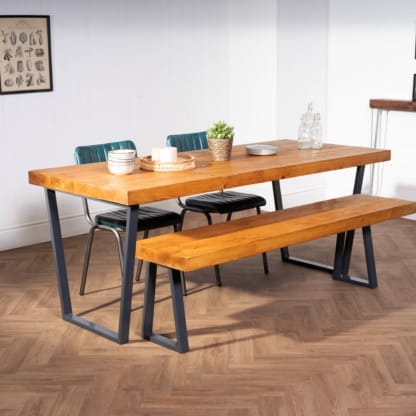 Chunky-Rustic-Dining-Table-with-Reverse-Trapezium-Legs-14