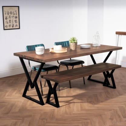 Rustic-Dining-Table-with-Hourglass-Legs-11