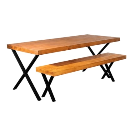 Chunky-Rustic-Dining-Table-with-X-Legs-13