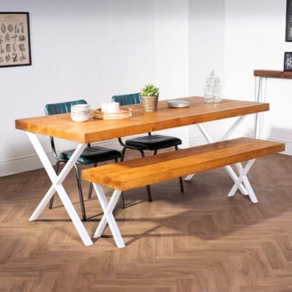 Chunky-Rustic-Dining-Table-with-X-Legs-11