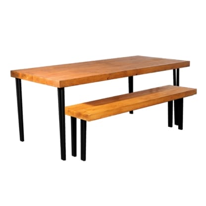 Chunky-Rustic-Dining-Table-with-Straight-Box-Hairpin-Legs-13
