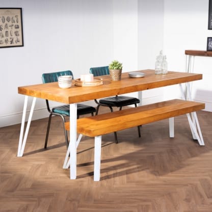 Chunky-Rustic-Dining-Table-with-Angled-Box-Hairpin-Legs-14