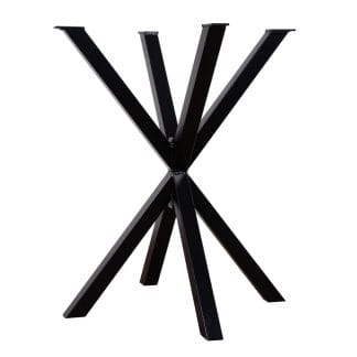 Breakfast-Table-Leg-Intersecting-X-Industrial-Steel-Black