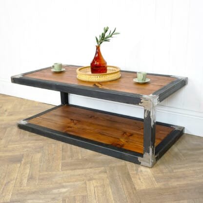 Industrial-Welded-Box-Steel-Open-Corner-Coffee-Table-4