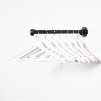 Straight-Clothing-Rail-Wall-Mounted-Clothing-Rod-Industrial-Powder-Coated-Pipe-Style