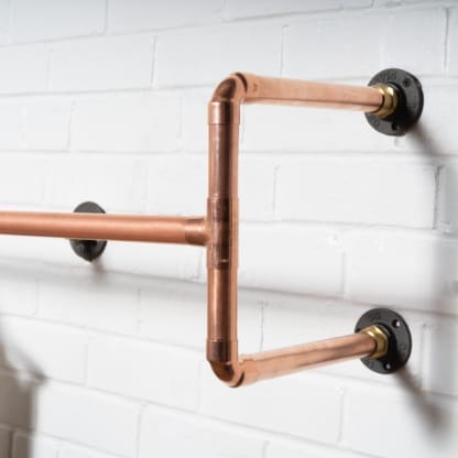 Wall-Mounted-Twin-Rail-Industrial-Copper-Pipe-Style-4