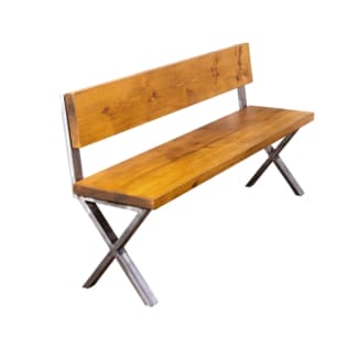 Classic-Box-Steel-Bench-with-X-Legs