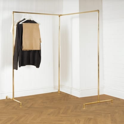 Free-Standing-Corner-Clothes-Rail-Solid-Brass-Pipe-Style