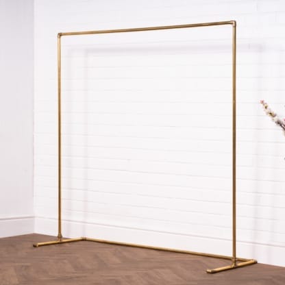 Free-Standing-Walk-In-Clothing-Rail-Solid-Brass-Pipe-Style-4