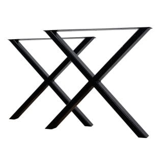 Chunky-X-Industrial-Steel-Table-Legs-Pair-2