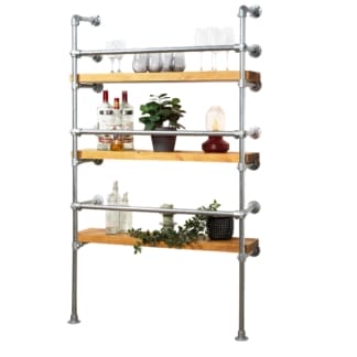 Wall-and-Floor-Mounted-Drinks-Cabinet-Industrial-Silver-Pipe-Style