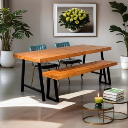 Chunky-Rustic-Dining-Table-with-A-Frame-Legs-55