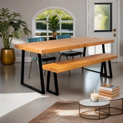 Chunky-Rustic-Dining-Table-with-Trapezium-Legs-61