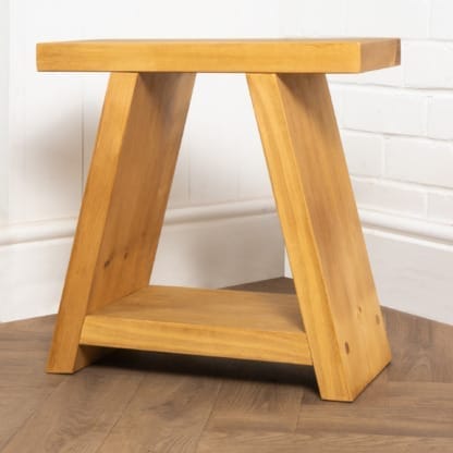 Solid-Wood-Side-Table-with-Shelf-Reclaimed-Timber-Style-4