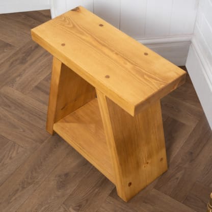 Solid-Wood-Side-Table-with-Shelf-Reclaimed-Timber-Style-2