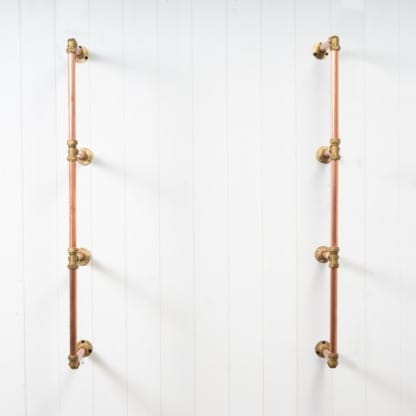Tiered-Shelving-Unit-Without-Shelves-Copper-Pipe-and-Brass-Style-3