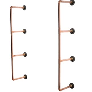 Tiered-Shelving-Unit-Without-Shelves-Copper-Pipe-Style