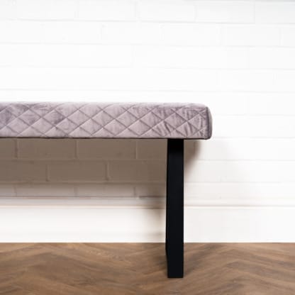 Upholstered-Rustic-Bench-with-Trapezium-Legs-4