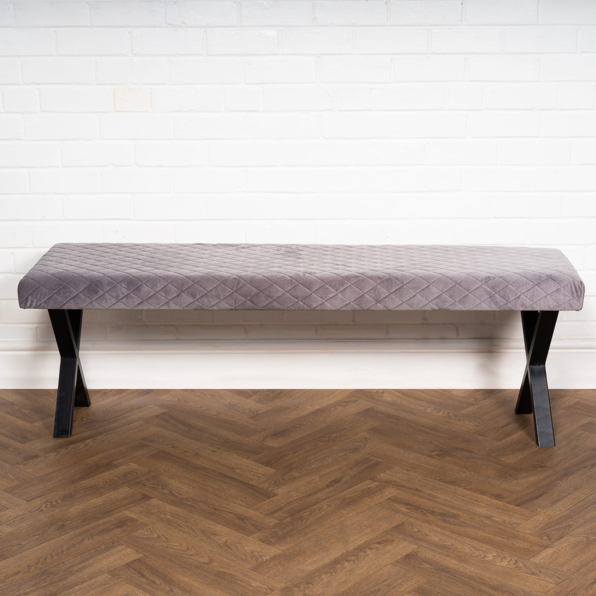 Rustic on sale upholstered bench