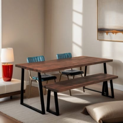 Rustic-Dining-Table-with-Trapezium-Legs-60