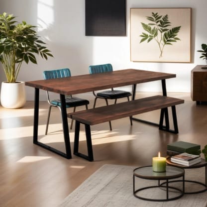 Rustic-Dining-Table-with-Trapezium-Legs-61