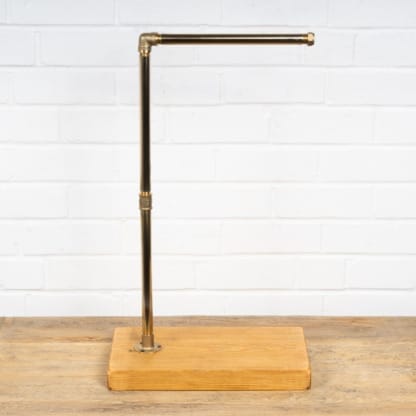 Freestanding-Towel-Rail-Solid-Brass-Pipe-Style-2