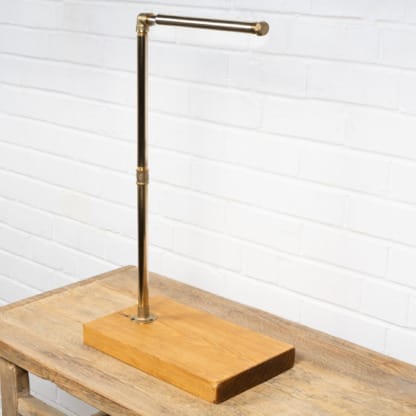 Freestanding-Towel-Rail-Solid-Brass-Pipe-Style-4