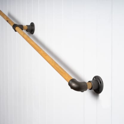 Elbow-Stair-Rail-Solid-Wood-and-Raw-Steel-Key-Clamp-Style-4