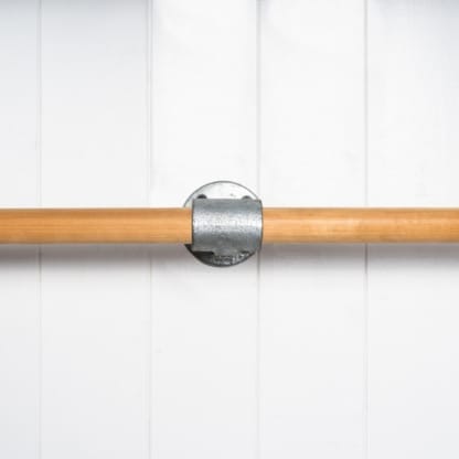 Wooden-Curtain-Rail- Industrial-Silver-Key-Clamp-Style-3
