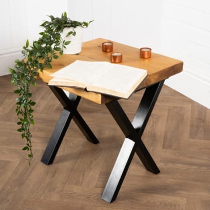 Side-Table-with-X-Legs-2