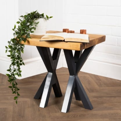 Side-Table-with-XX-Legs-2