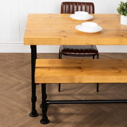 Chunky-Rustic-Dining-Table-with-Pipe-Legs-Powder-Coated-Pipe-and-Reclaimed-Timber-Style-5