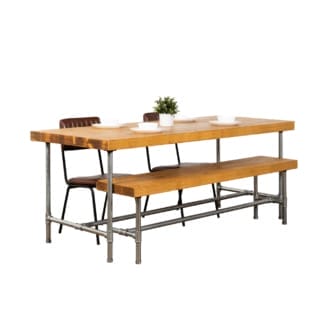 Chunky-Rustic-Dining-Table-with-Pipe-Legs-Industrial-Silver-Pipe-and-Reclaimed-Timber-Style