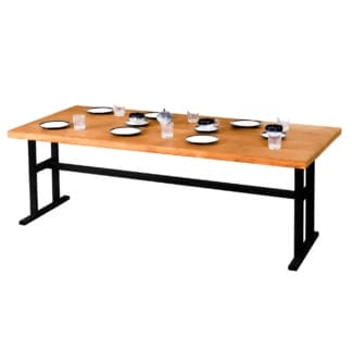 Rustic-Dining-Table-with-Box-Steel-Frame