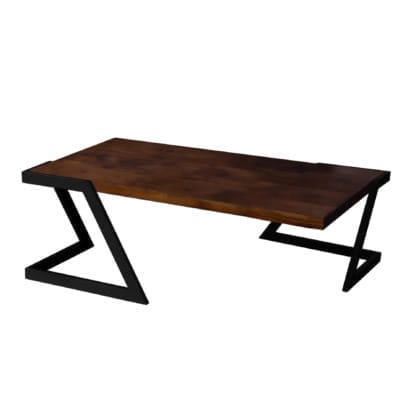 Industrial-Welded-Box-Steel-Floating-Coffee-Table-with-Reclaimed-Timber-Top