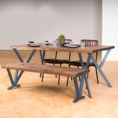Rustic-Dining-Table-with-Y-Frame-Legs-4