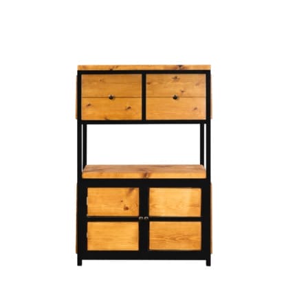Rustic-Industrial-Style-Flat-top-Cabinet-2-Shelf