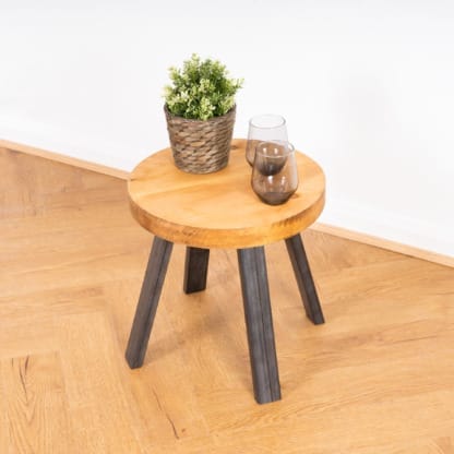 Round-Side-Table-with-Box-Steel-Legs-2