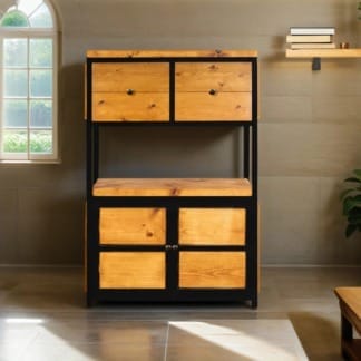 Rustic-Industrial-Style-Flat-top-Cabinet-2-Shelf-6