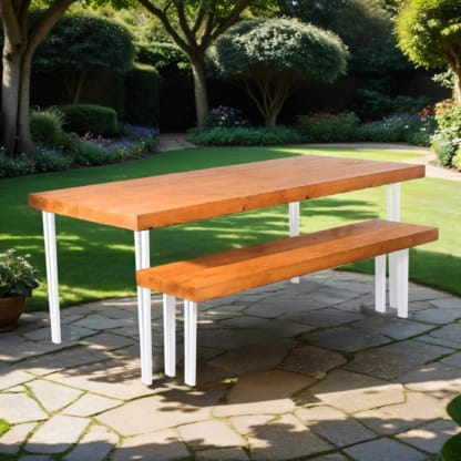 Chunky-Rustic-Garden-Table-with-Straight-Box-Hairpin-Legs-3