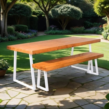 Chunky-Rustic-Garden-Table-with-Trapezium-Legs-3