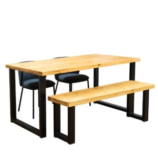 Rustic-Dining-Table-with-Chunky-Square-Legs