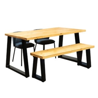 Rustic-Dining-Table-with-Chunky-Trapezium-Legs