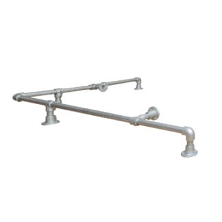 Bar/Kitchen-Corner-Foot-Rail-Industrial-Silver-Key-Clamp-Pipe-Style